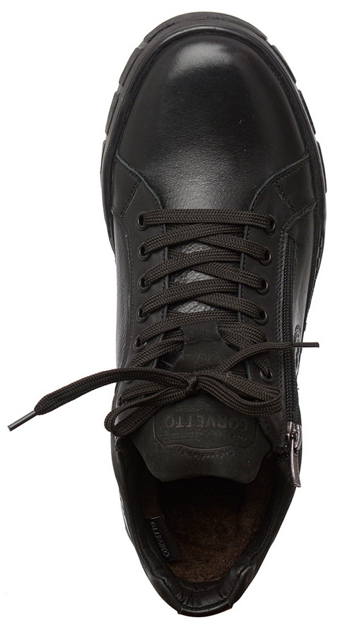 мужские ботинки полуспортивные натуральная кожа / шерсть corvetto