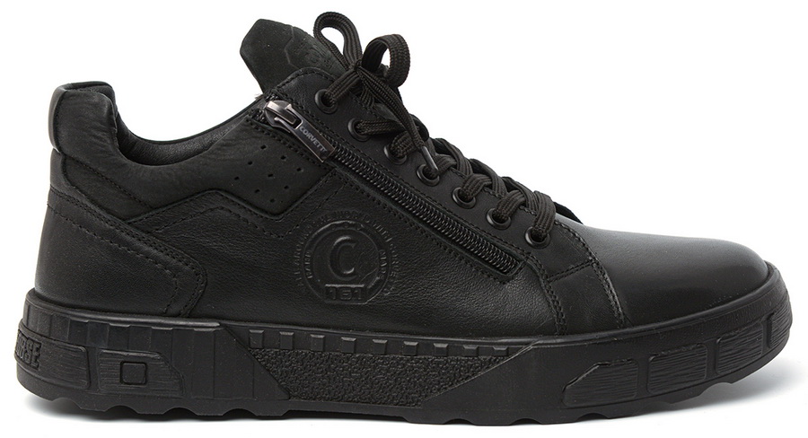 мужские ботинки полуспортивные натуральная кожа / шерсть corvetto