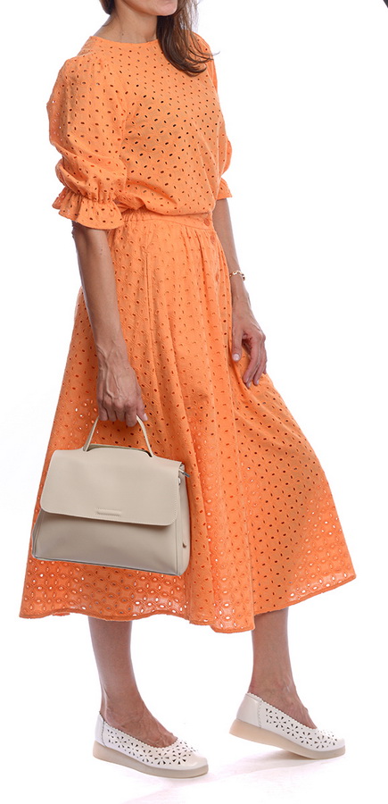 женская сумка натуральная кожа  kiki lok корея