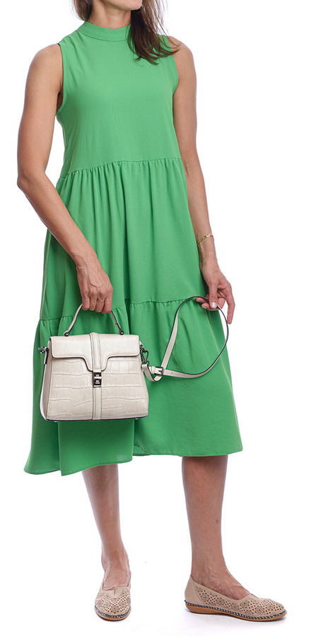 женская сумка натуральная кожа  kiki lok корея