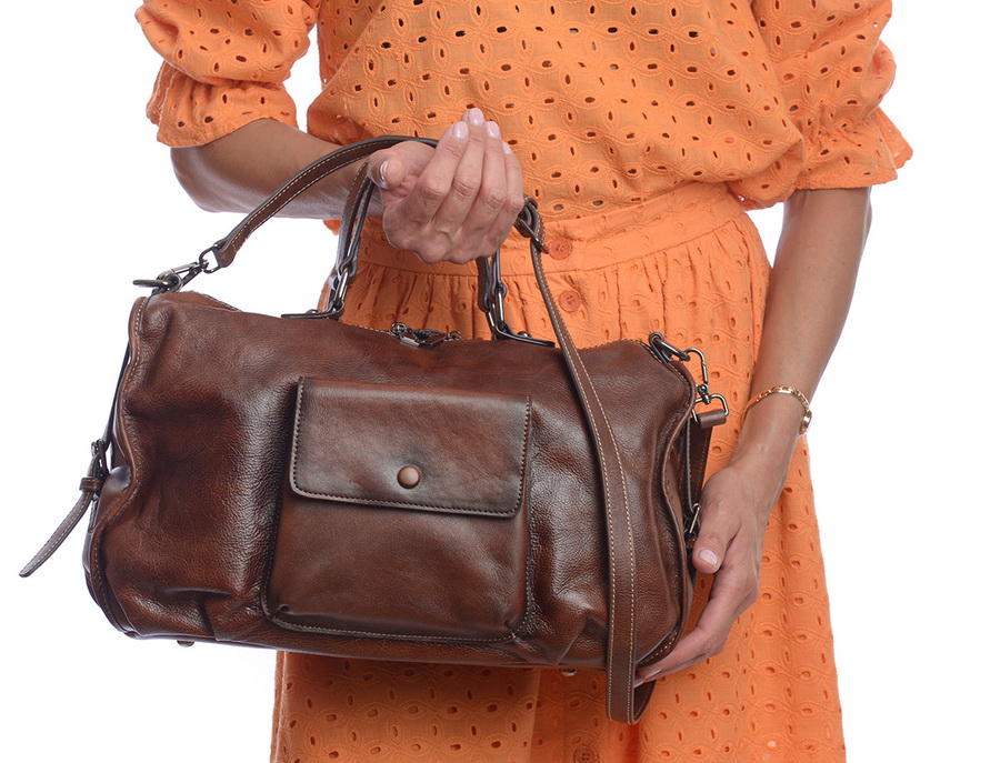 женская сумка натуральная кожа  kikilok корея