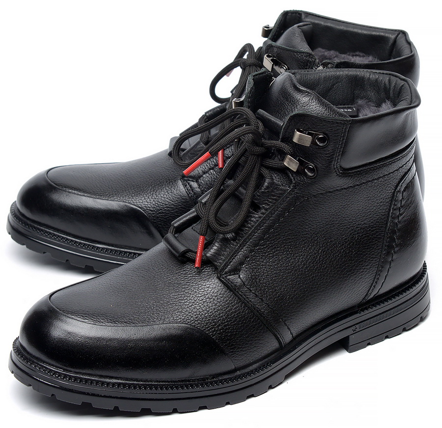 мужские ботинки натуральная кожа / натуральный мех corvetto