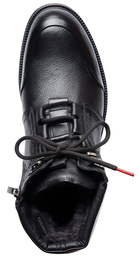 мужские ботинки натуральная кожа / натуральный мех corvetto