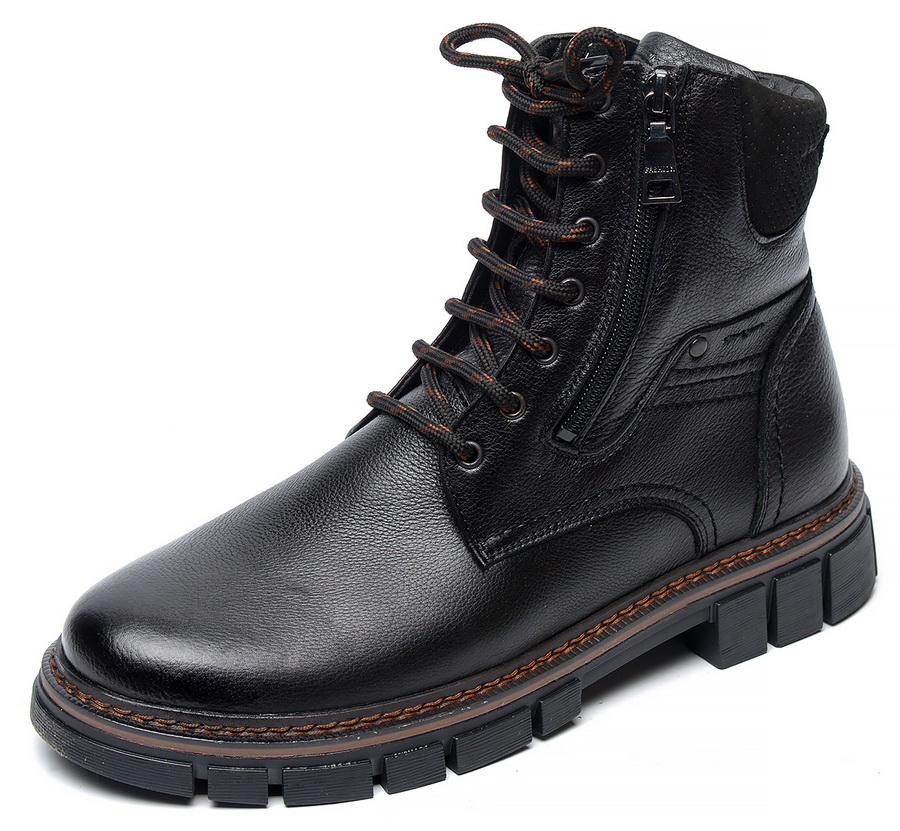 мужские ботинки натуральная кожа / натуральный мех corvetto