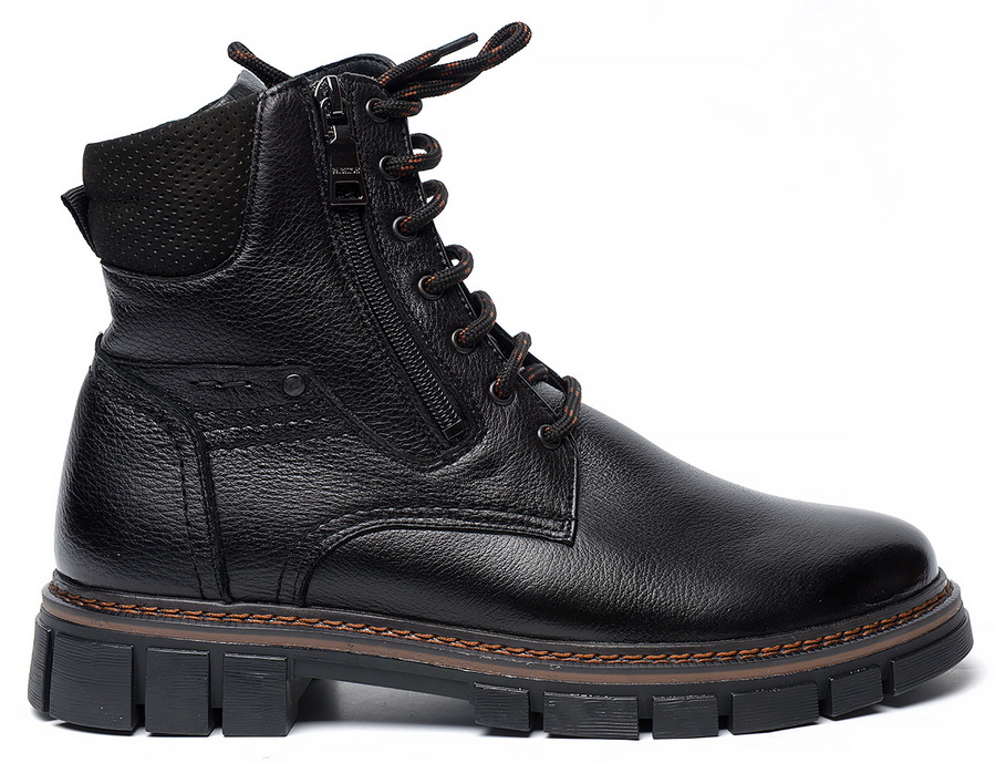 мужские ботинки натуральная кожа / натуральный мех corvetto