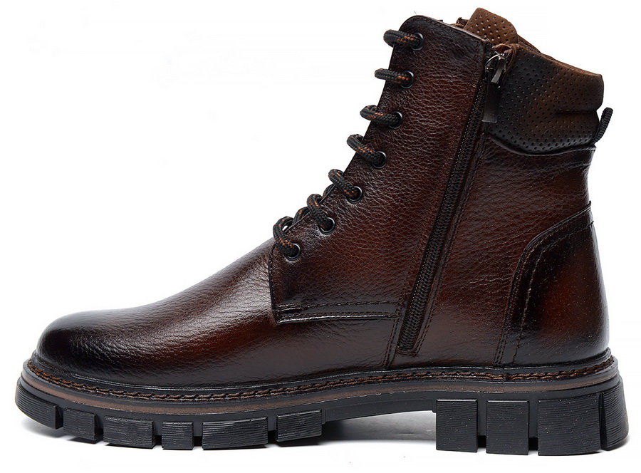 мужские ботинки натуральная кожа / натуральный мех corvetto