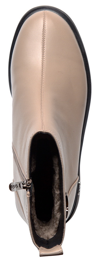 женские ботинки натуральная кожа натуральный мех gugu германия