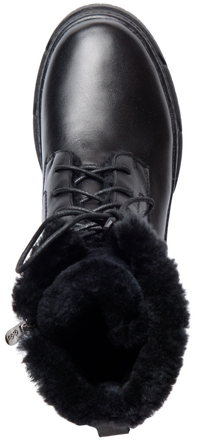 женские ботинки натуральная кожа натуральный мех gugu германия