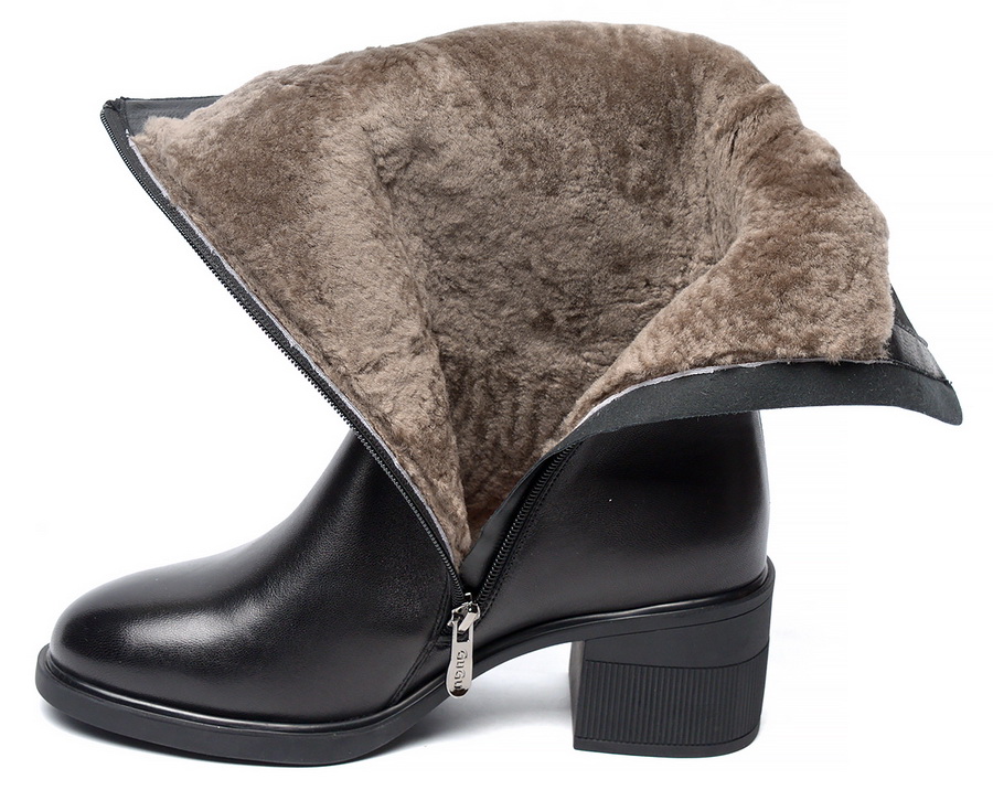 женские сапоги натуральная кожа натуральный мех gugu германия