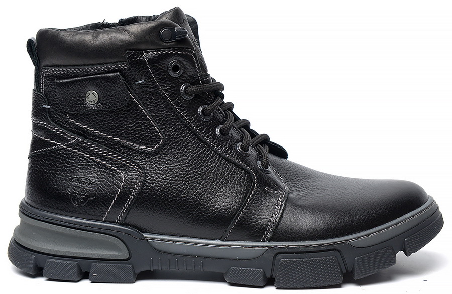 мужские ботинки натуральная кожа / натуральный мех corvetto