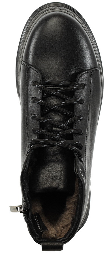 женские ботинки натуральная кожа / натуральный мех corvetto италия