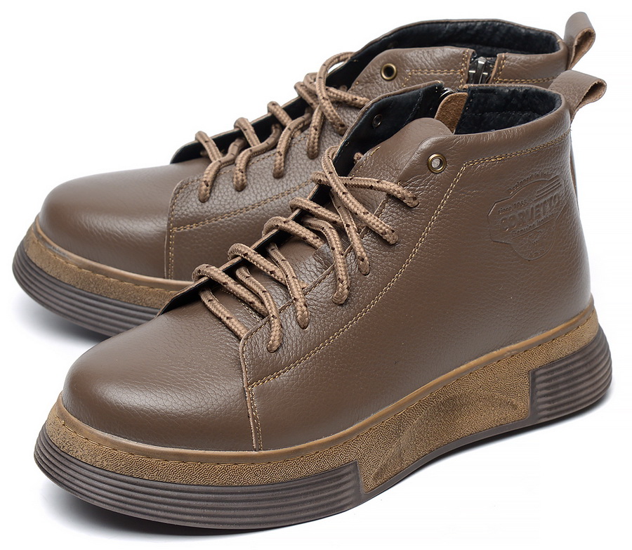 женские ботинки натуральная кожа / натуральный мех corvetto италия