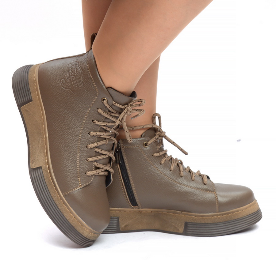 женские ботинки натуральная кожа / натуральный мех corvetto италия