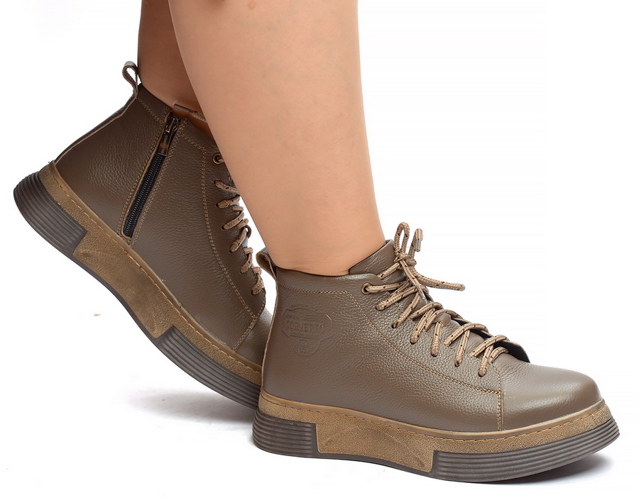 женские ботинки натуральная кожа / натуральный мех corvetto италия