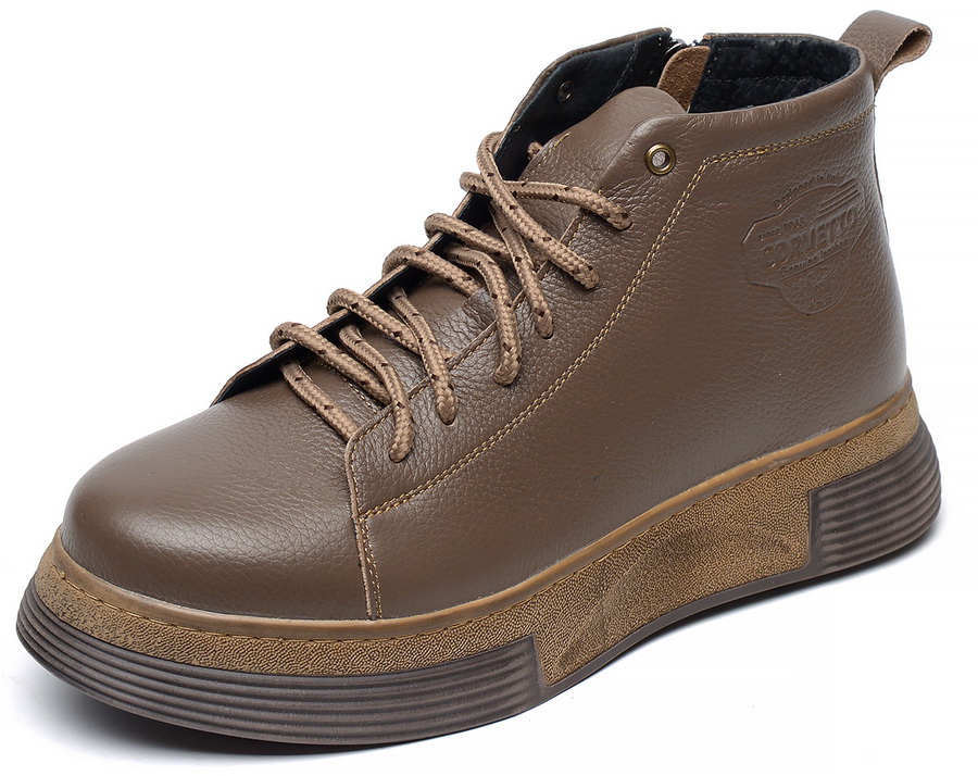 женские ботинки натуральная кожа / натуральный мех corvetto италия