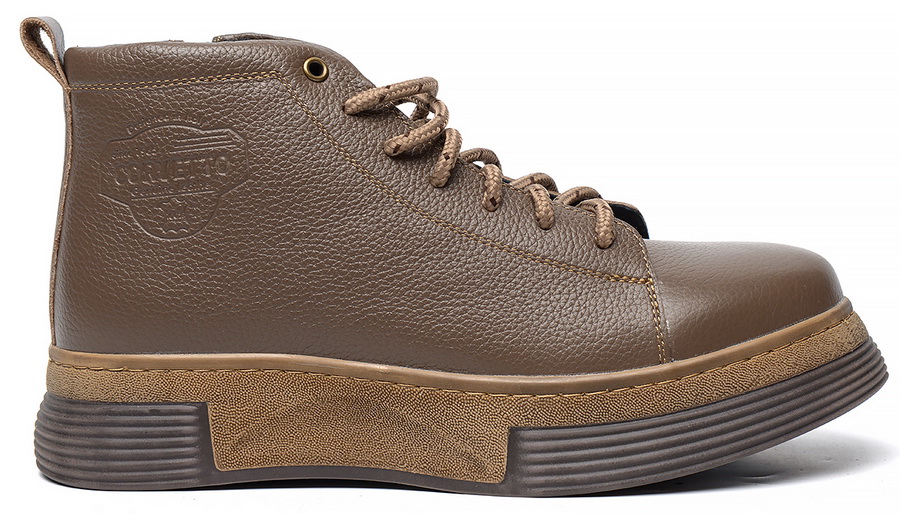 женские ботинки натуральная кожа / натуральный мех corvetto италия