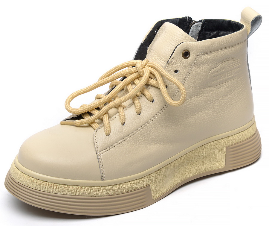 женские ботинки натуральная кожа / натуральный мех corvetto италия