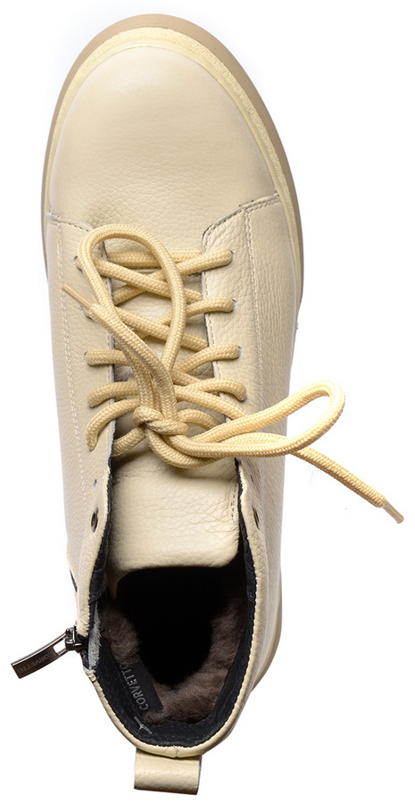 женские ботинки натуральная кожа / натуральный мех corvetto италия