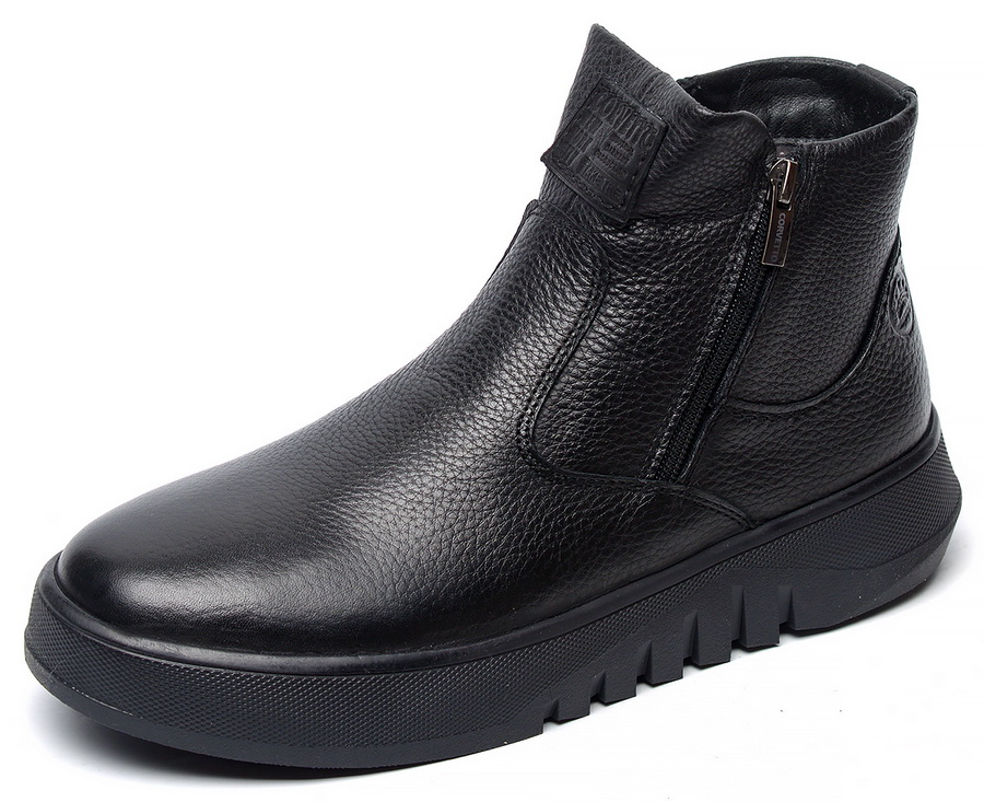 мужские ботинки натуральная кожа / натуральный мех corvetto