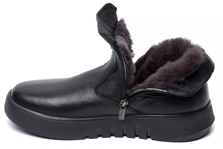 мужские ботинки натуральная кожа / натуральный мех corvetto