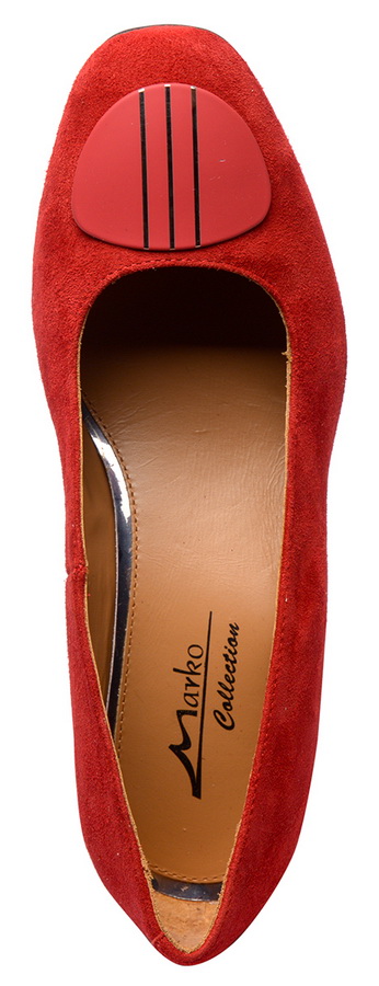 женские туфли натуральная кожа (велюр)  марко беларусь