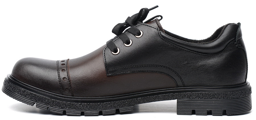 мужские полуботинки натуральная кожа/байка corvetto италия