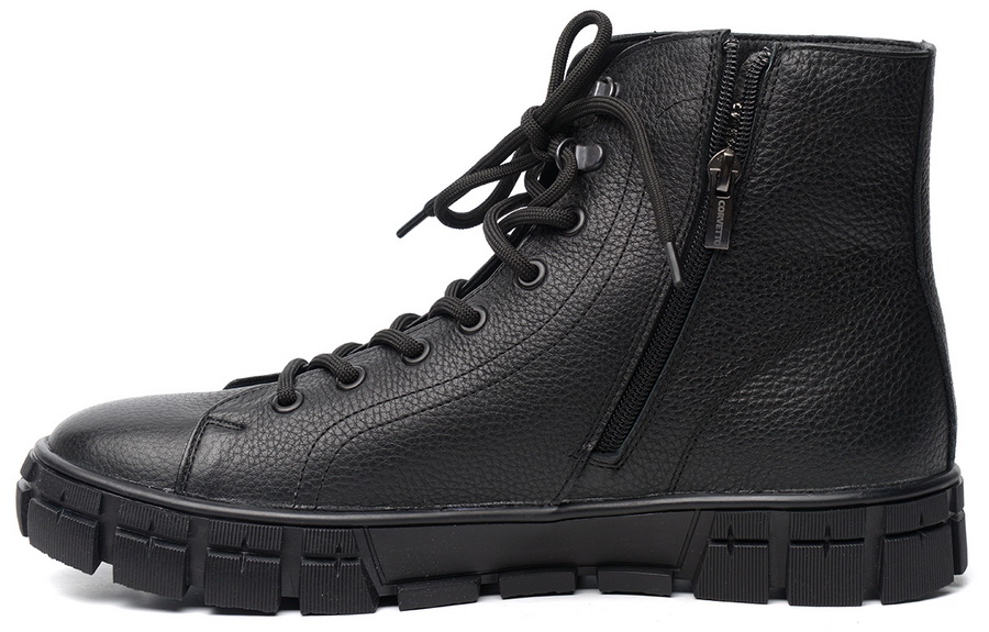 мужские ботинки натуральная кожа / натуральный мех corvetto