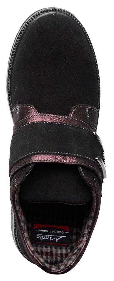 женские ботинки натуральная кожа (велюр) / байка марко беларусь