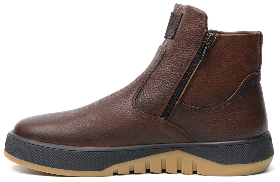 мужские ботинки натуральная кожа / натуральный мех corvetto