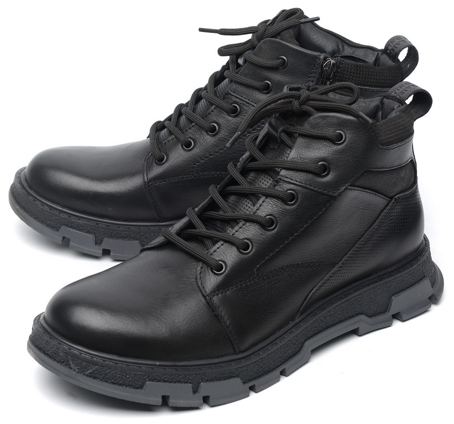 мужские ботинки натуральная кожа / натуральный мех corvetto