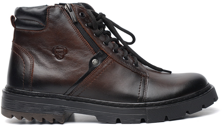 мужские ботинки натуральная кожа / натуральный мех corvetto