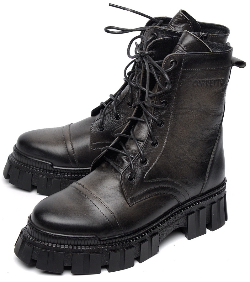 женские ботинки натуральная кожа / натуральный мех corvetto италия