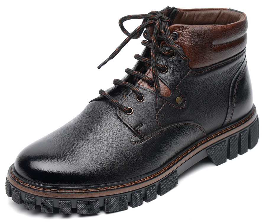 мужские ботинки натуральная кожа / натуральный мех corvetto