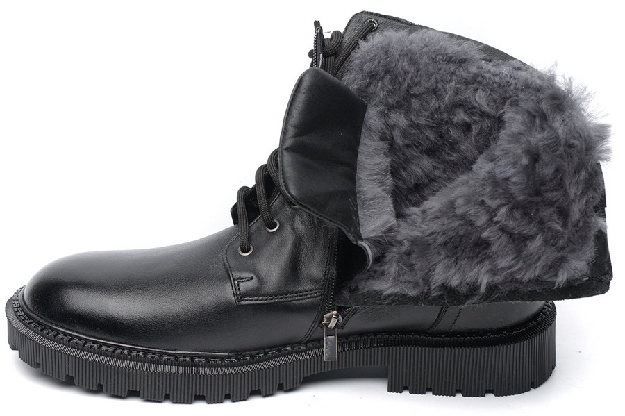 мужские ботинки натуральная кожа / натуральный мех corvetto