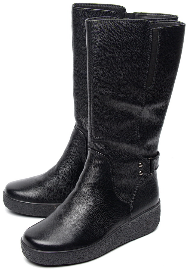 женские сапоги натуральная кожа / натуральный мех gugu германия