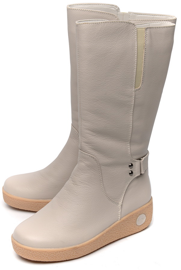 женские сапоги натуральная кожа / натуральный мех gugu германия