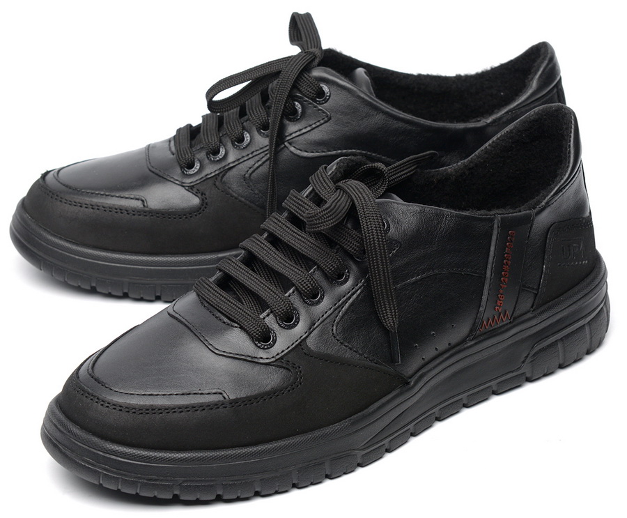 мужские кроссовки натуральная кожа/байка corvetto италия