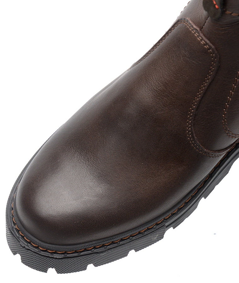 мужские ботинки натуральная кожа / натуральный мех corvetto