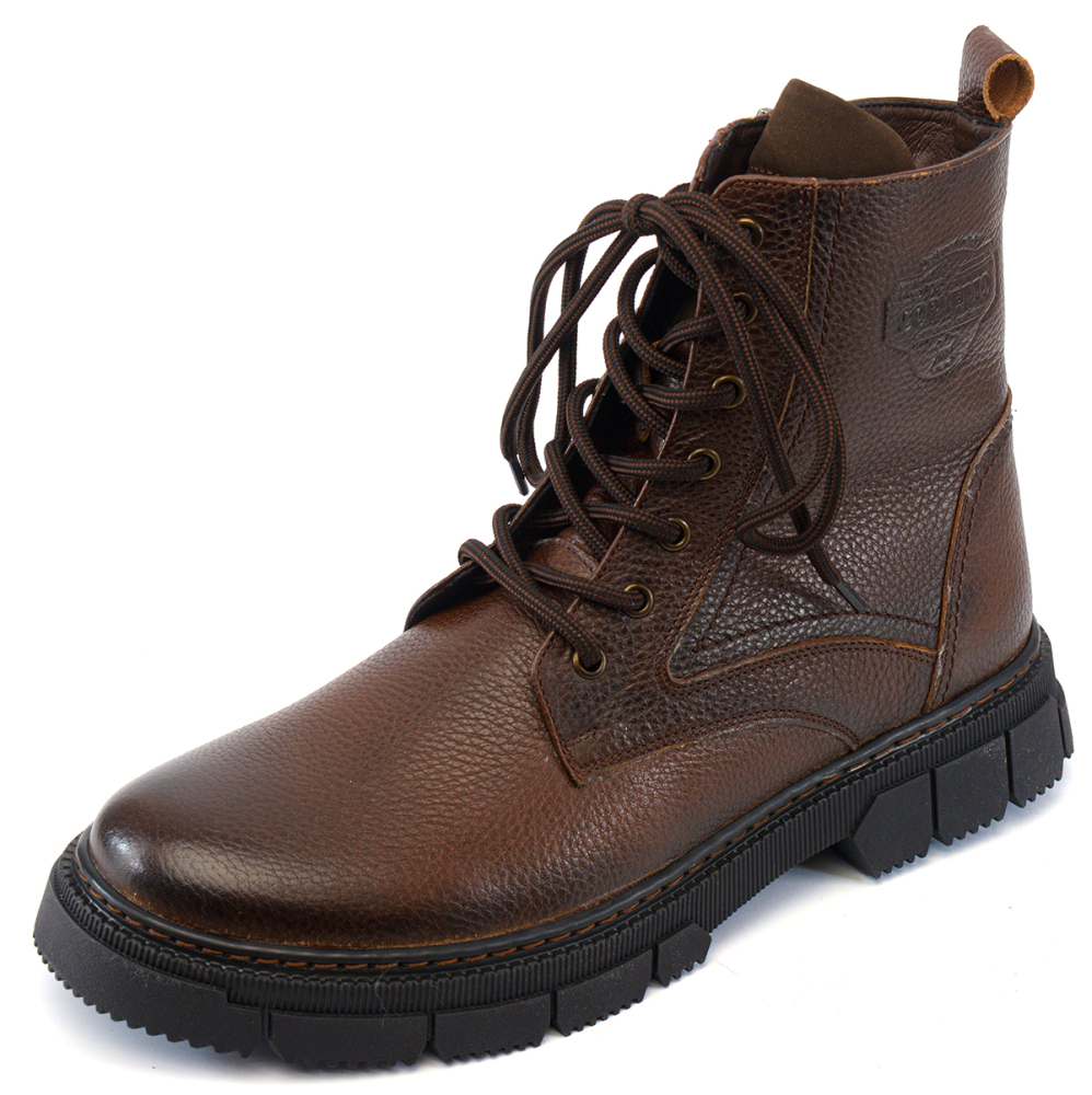 мужские ботинки натуральная кожа / натуральный мех corvetto