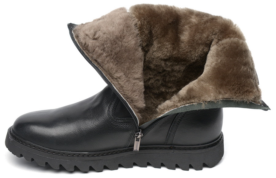 мужские сапоги натуральная кожа / натуральный мех corvetto