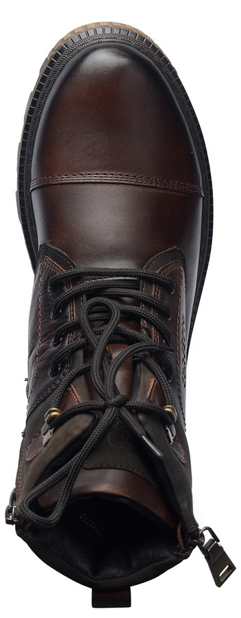 мужские ботинки натуральная кожа / натуральный мех corvetto