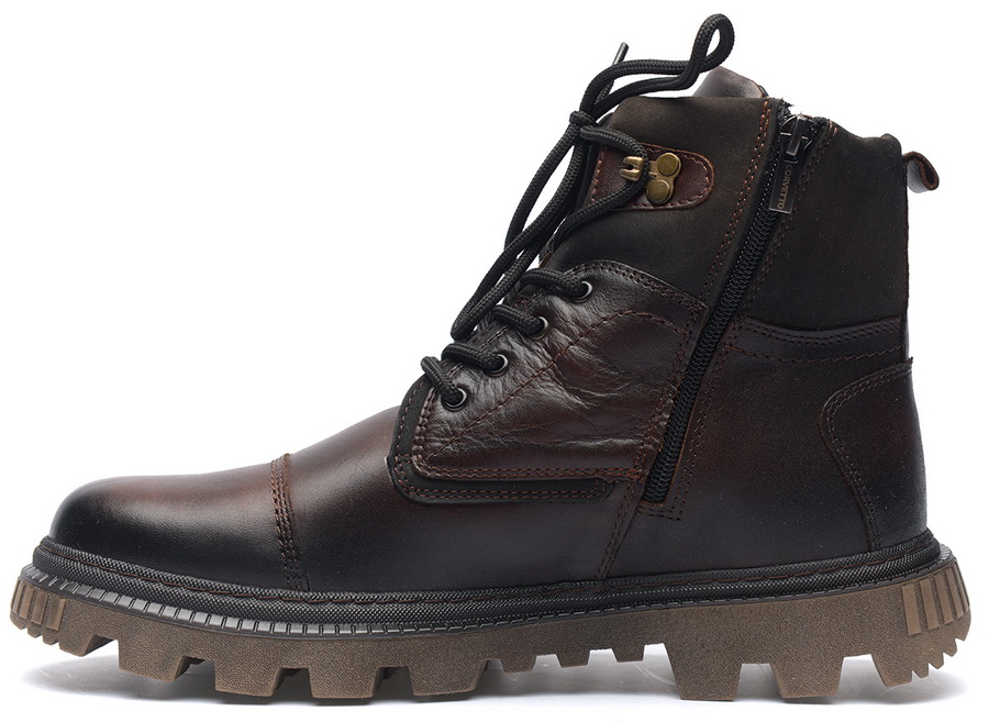 мужские ботинки натуральная кожа / натуральный мех corvetto