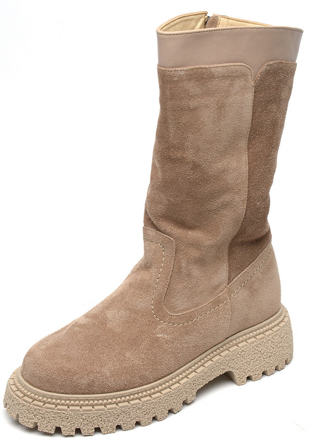 женские сапоги натуральная кожа+велюр /натуральная  шерсть corvetto италия