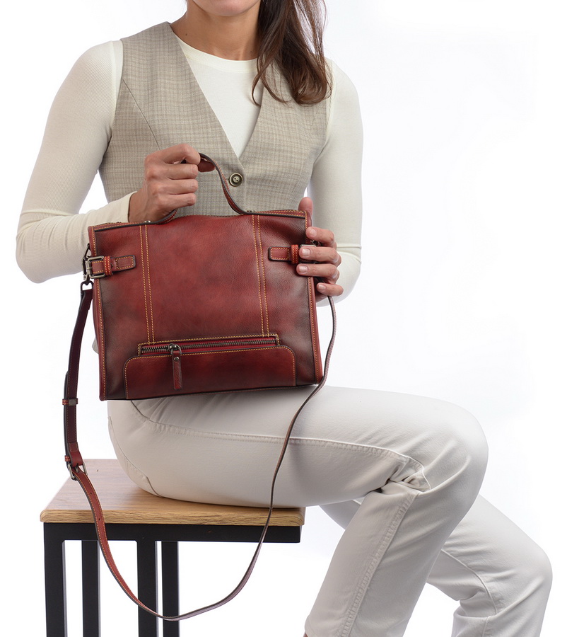 женская сумка натуральная кожа  kikilok корея