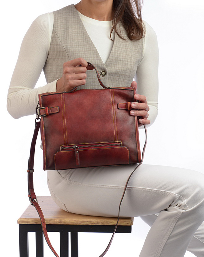 женская сумка натуральная кожа  kikilok корея