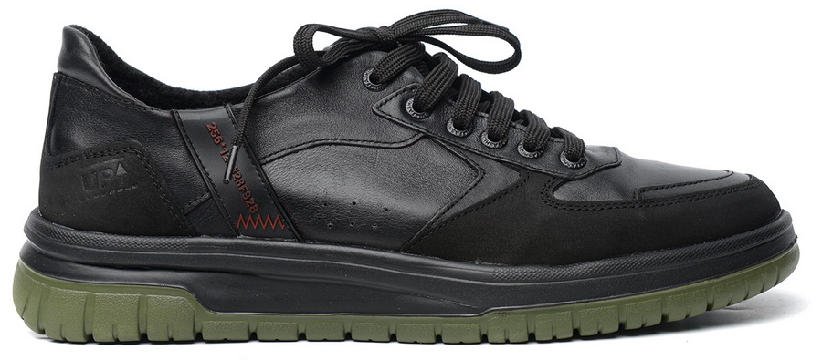 мужские кроссовки натуральная кожа/байка corvetto италия