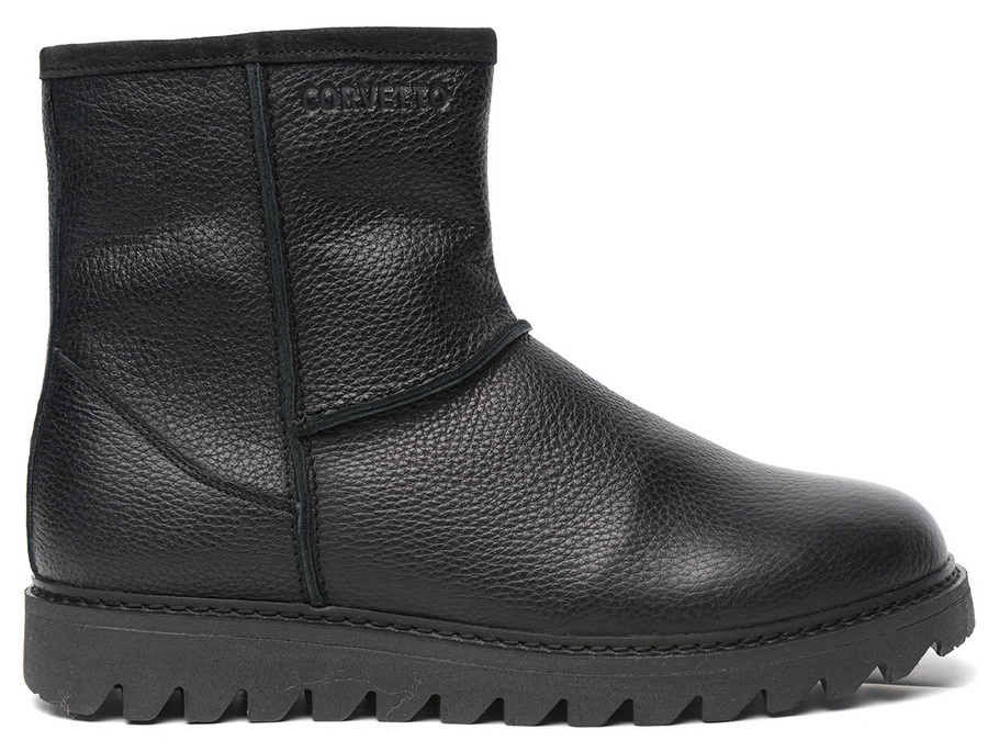 мужские сапоги натуральная кожа / натуральный мех corvetto
