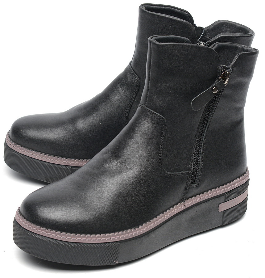 женские ботинки натуральная кожа натуральный мех gugu германия