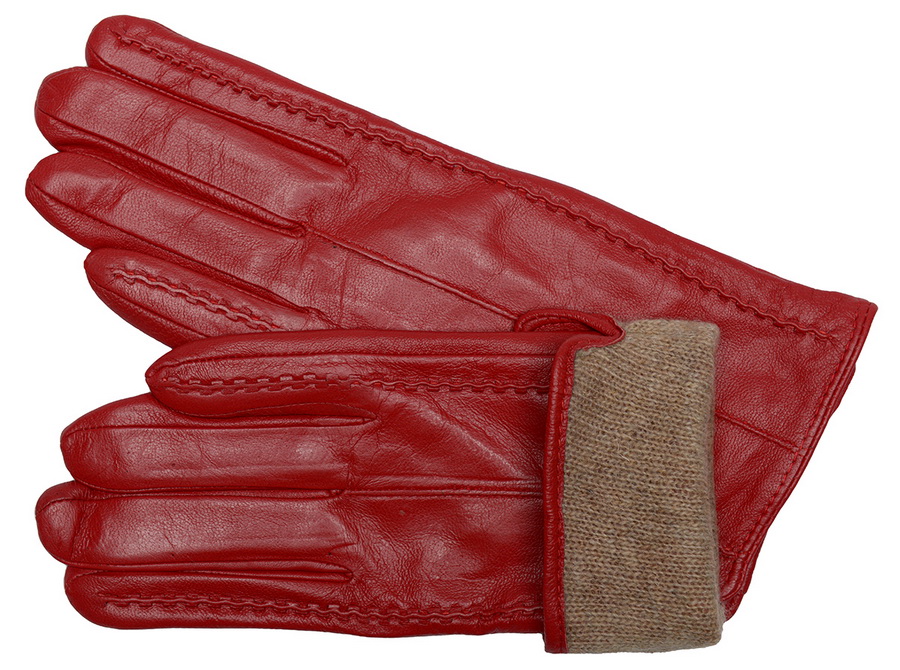 женские перчатки овечья кожа / шерсть 