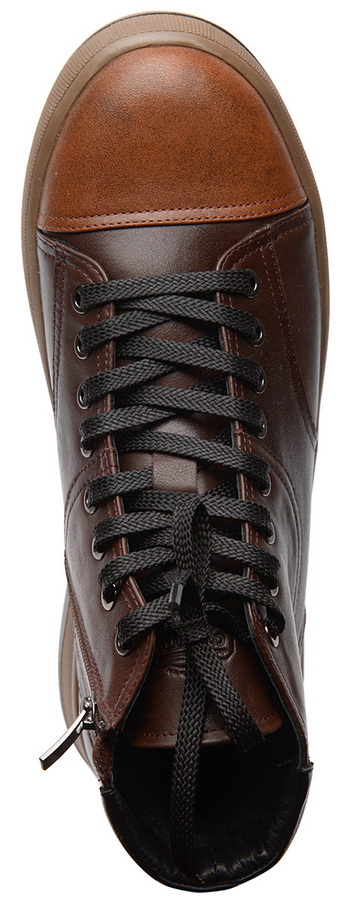 мужские ботинки натуральная кожа / шерсть corvetto